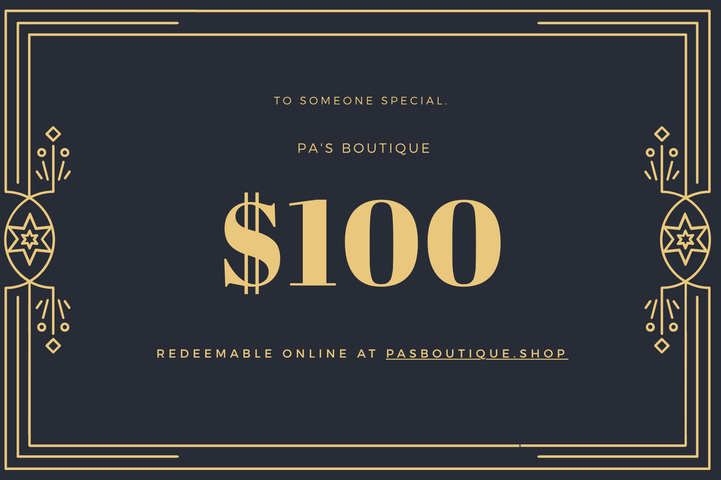 🎁 Pa’s Boutique Gift Card