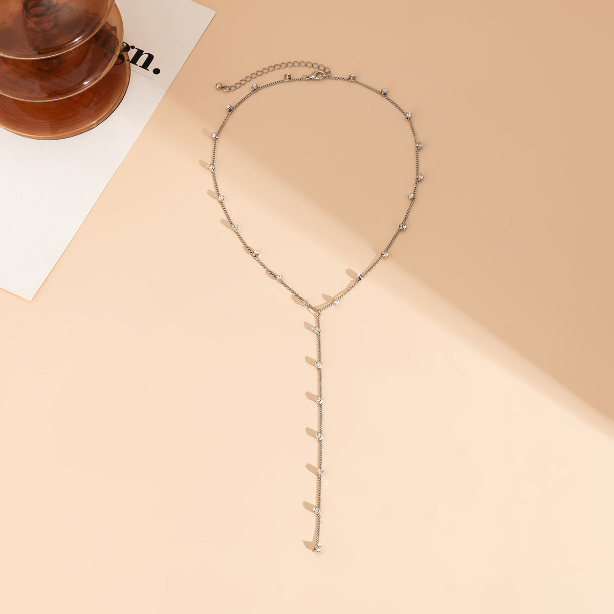 💎 Necklace + Rhinestone Y-Shape Chain – Sweet Street Style