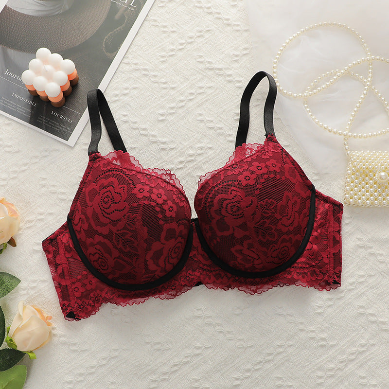 🖤 Spicy|Waist-Cinching Spaghetti Strap Ruffle Trim Bra