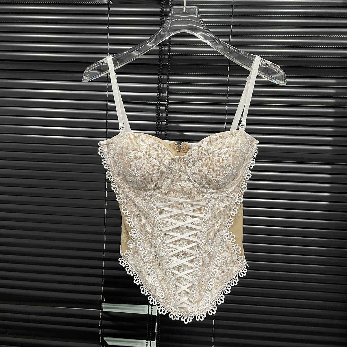 💫 Spicy|Lace Padded Boned Camisole Bustier