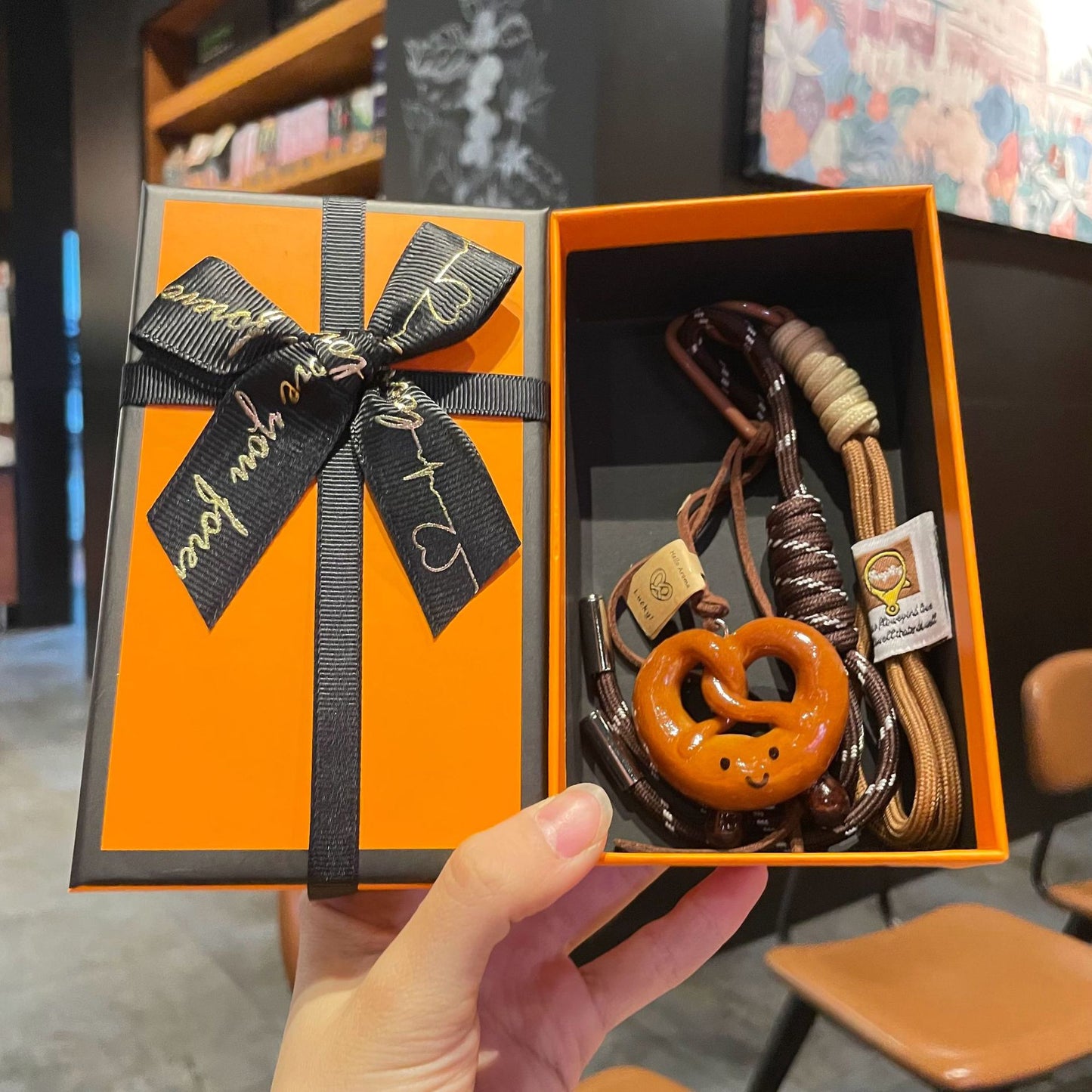 🥐 Spicy | Miu-Inspired Bread Keychain — Fall Aesthetic Bag Charms & Gift Options