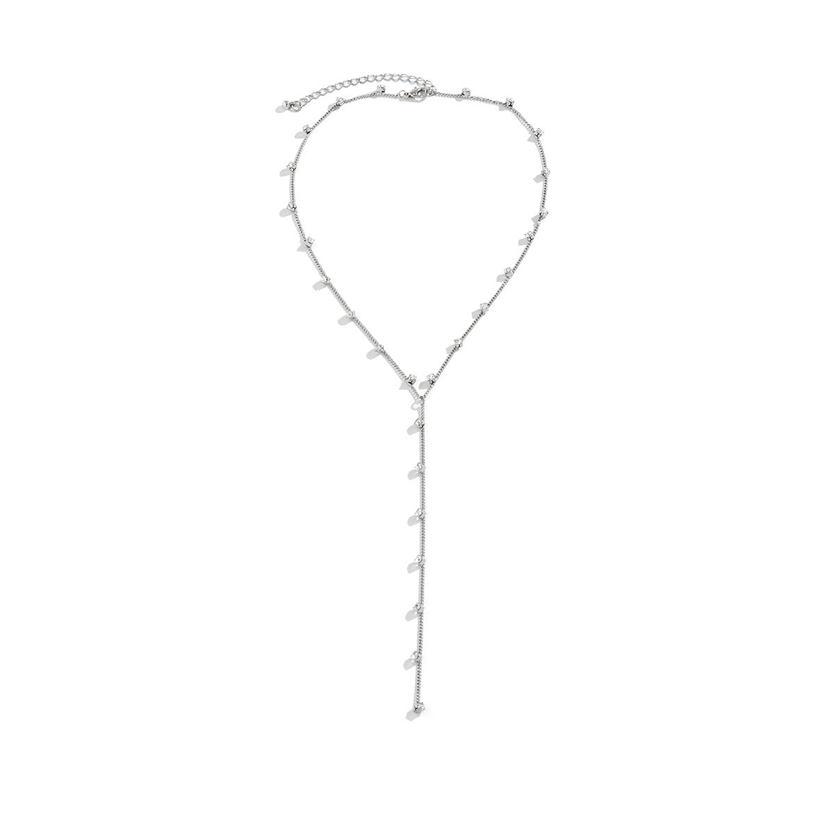 💎 Necklace + Rhinestone Y-Shape Chain – Sweet Street Style