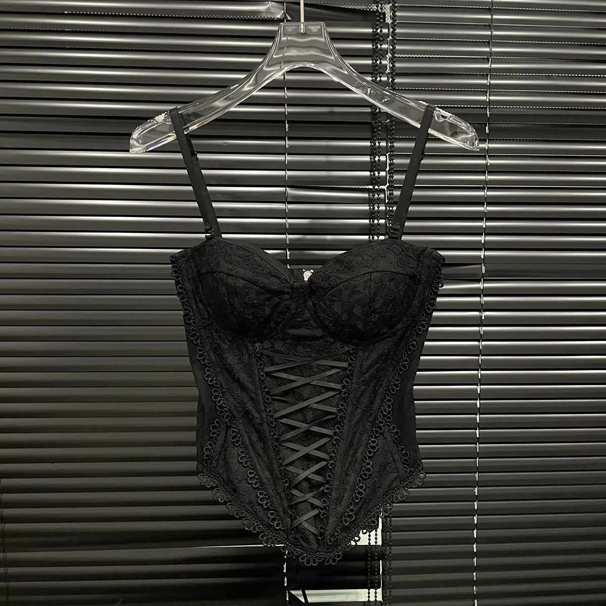 💫 Spicy|Lace Padded Boned Camisole Bustier