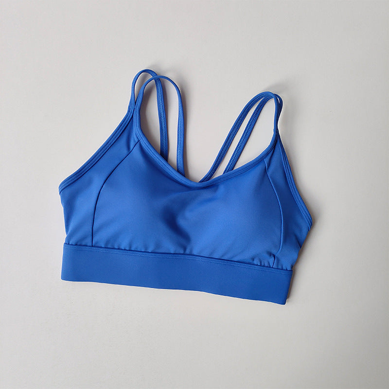 🧘 Sports | Shockproof Colorblock U-Back Yoga Top