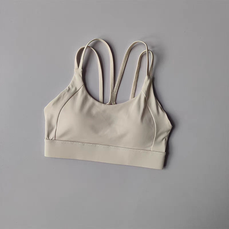 🧘 Sports | Shockproof Colorblock U-Back Yoga Top