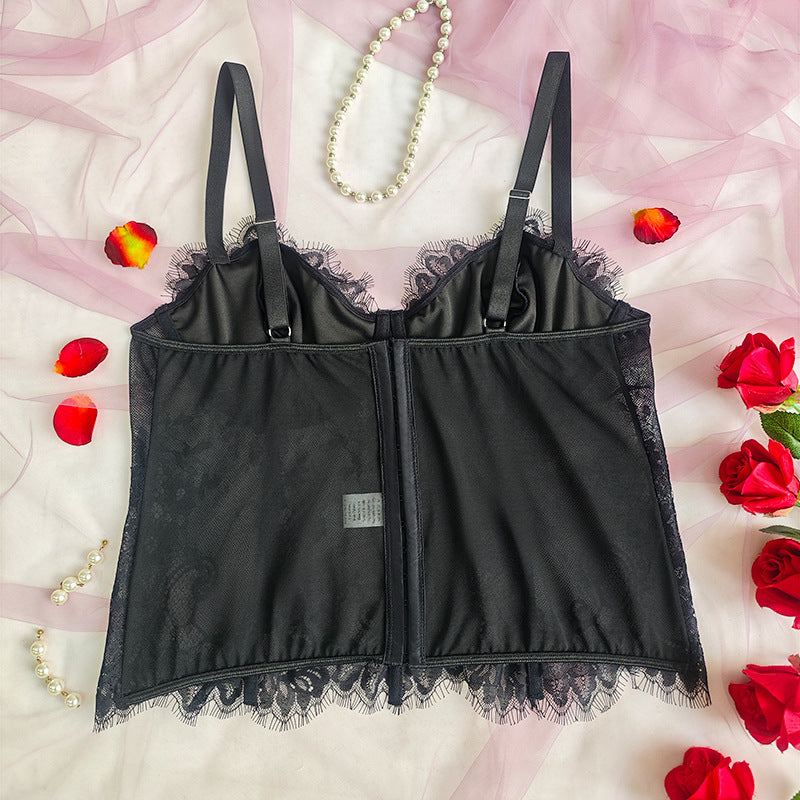 🖤 Sculpt+ | Lace Mesh Bustier for Curvy Babes