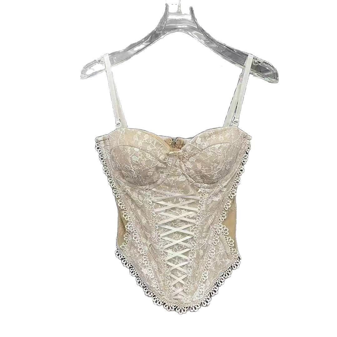 💫 Spicy|Lace Padded Boned Camisole Bustier