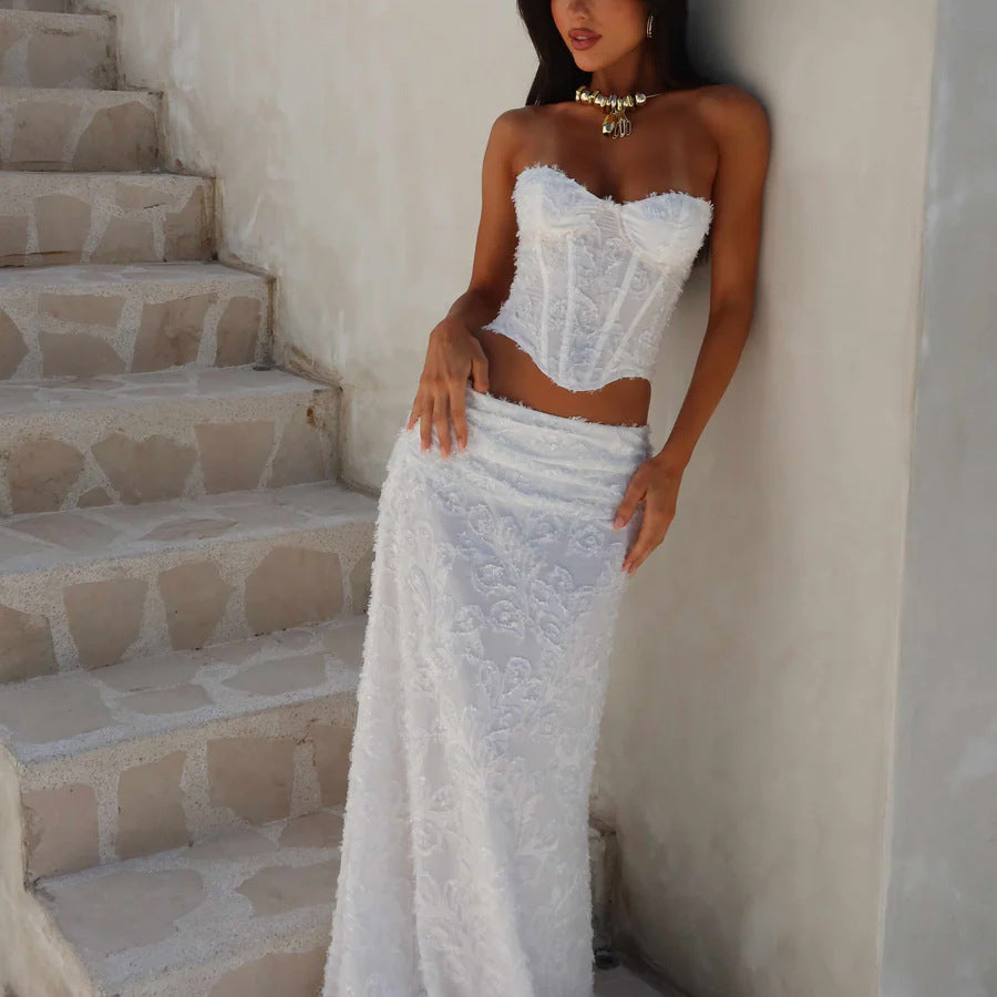 👠 Spicy | One-Shoulder Push-Up Corset — Curved Fit, Club Ready