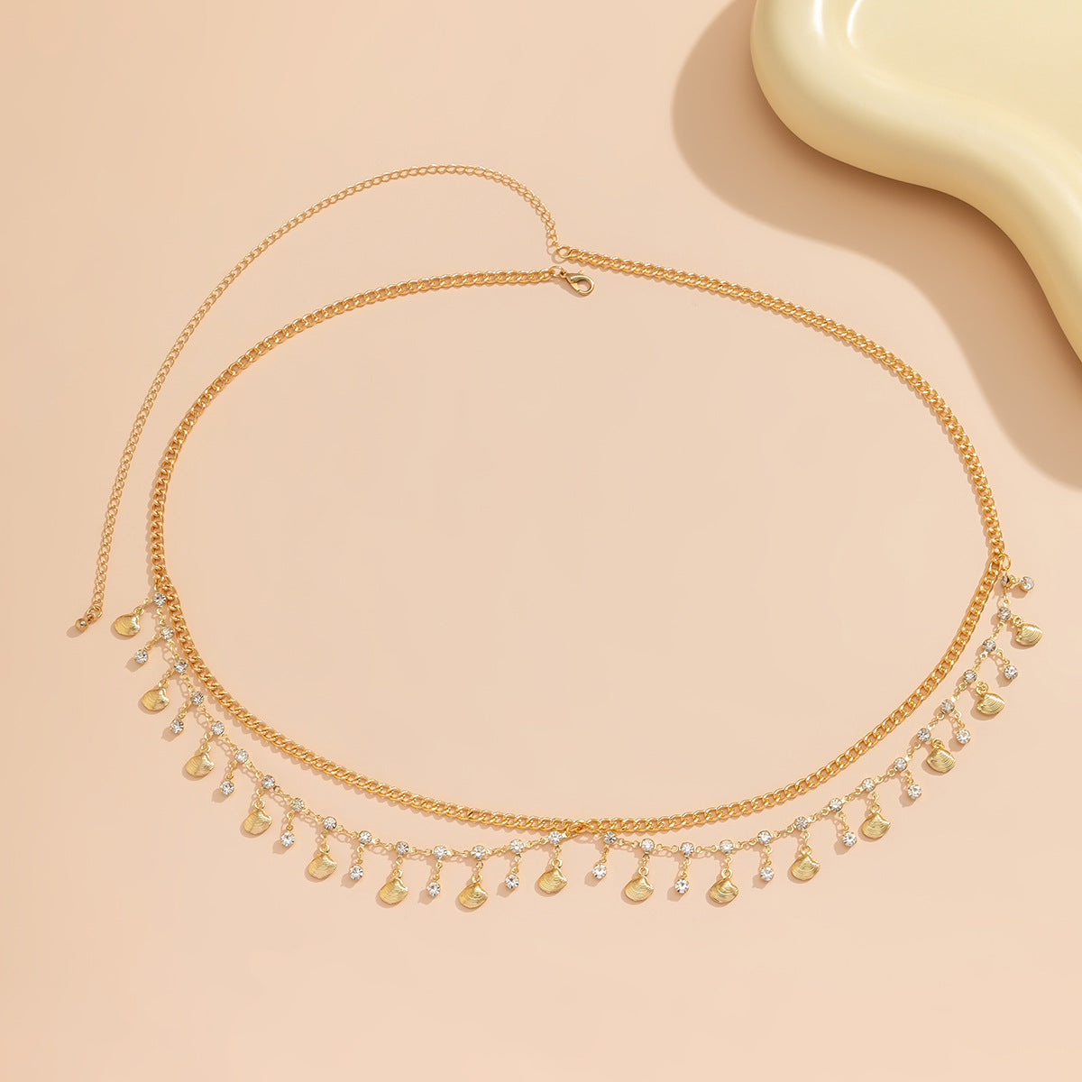 🦋 Waist Chain + Butterfly Rhinestone Tassel Body Chain – Multi-Layer