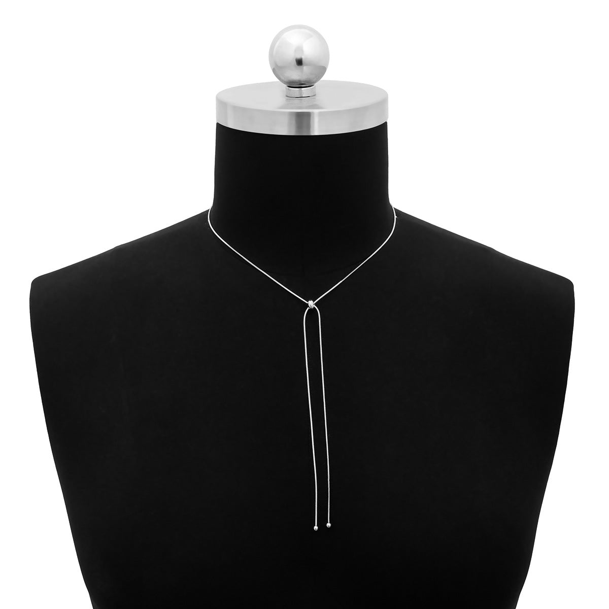 ✨ Necklace + Long Adjustable Tassel Box Snake Chain Necklace