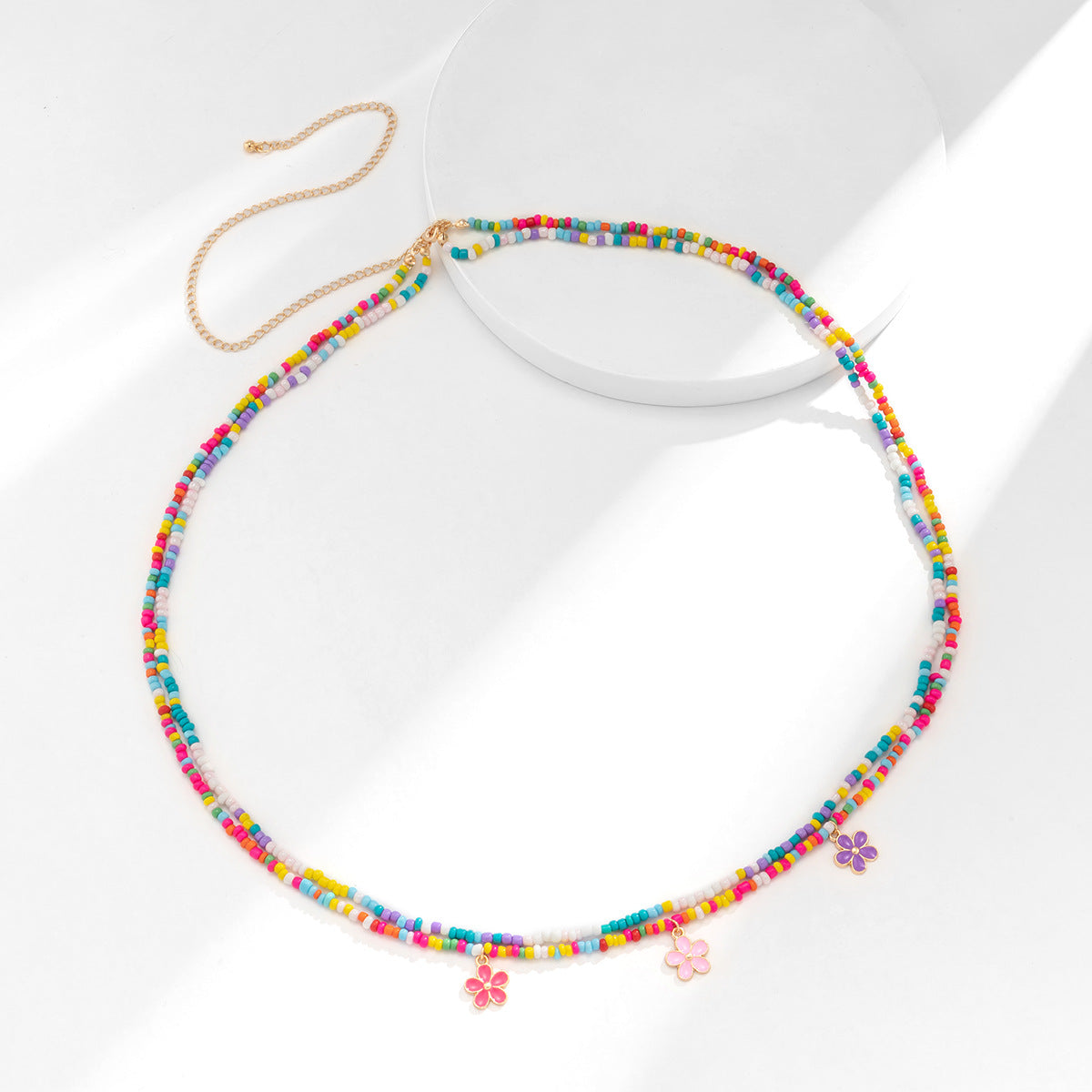 🧵 Waist Chain + Double-Layer Seed Bead Tassel Body Chain