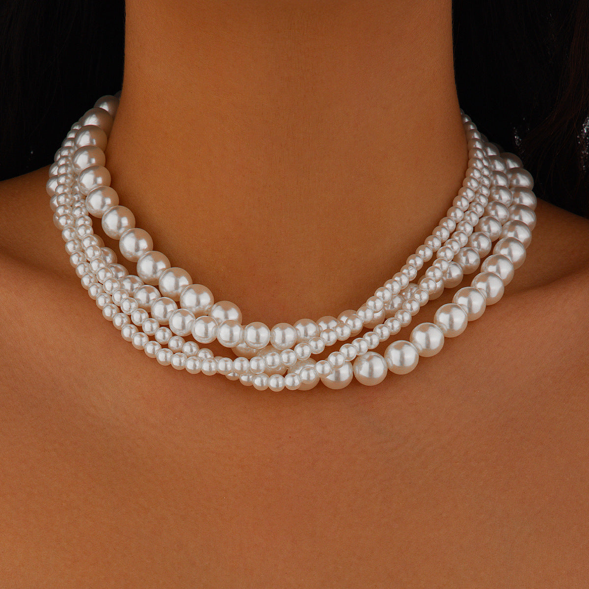 🎀 Necklace + Beaded Ribbon Bow Pearl Necklace – DIY Velvet Style