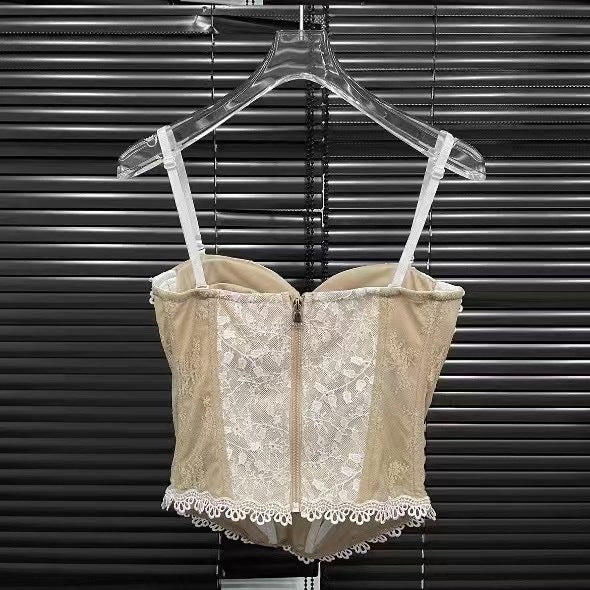 💫 Spicy|Lace Padded Boned Camisole Bustier