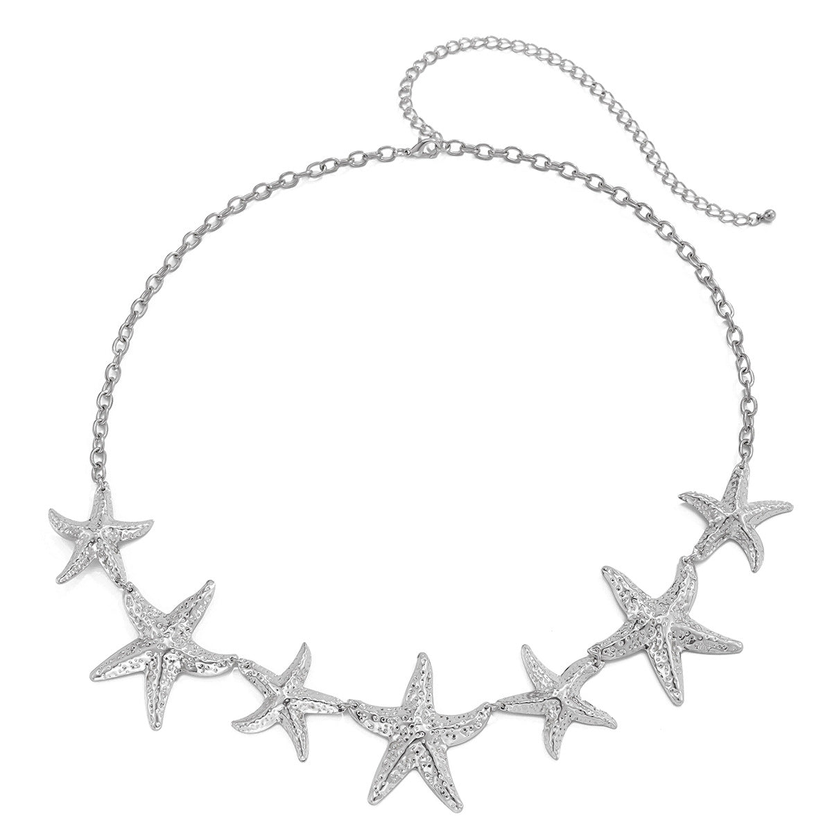🌸 Waist Chain + Faux Pearl Starfish Floral Body Chain – Vacation Chic