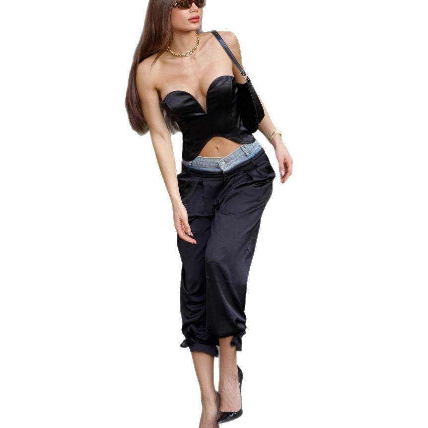 💥 Spicy | Shaping Power Deep-V Boned Bustier Top
