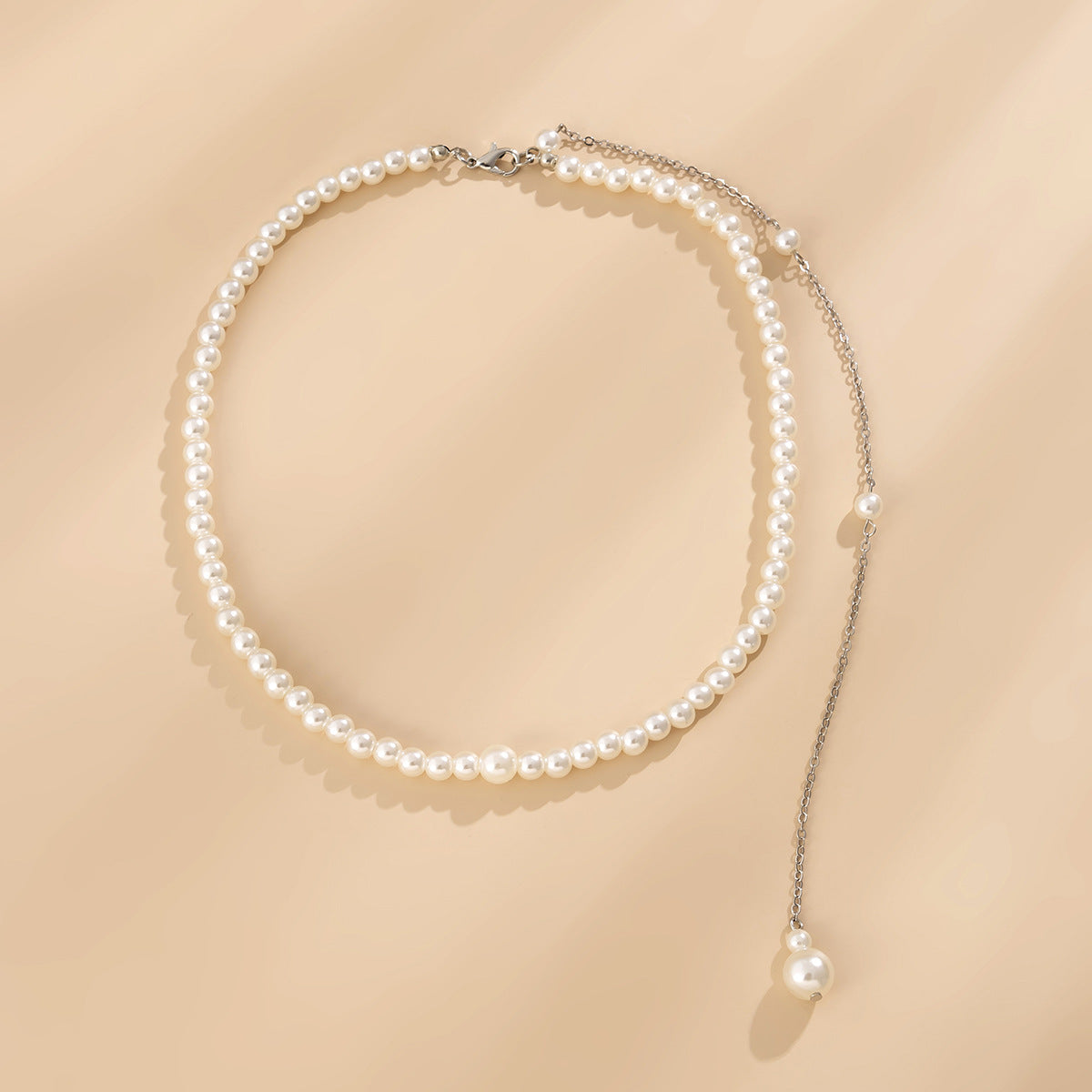 💃 Body Chain + Pearl Tassel Chest Harness – Bridal & Beach Back Chain