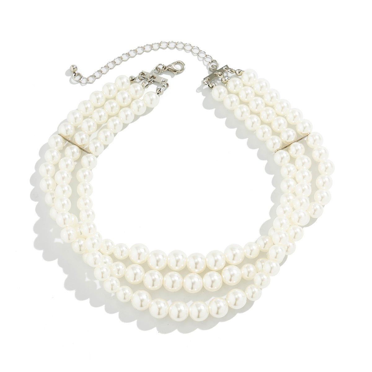 📿 Choker + Handmade Layered Pearl Necklace – Street Snap Favorite