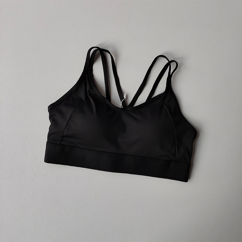 🧘 Sports | Shockproof Colorblock U-Back Yoga Top