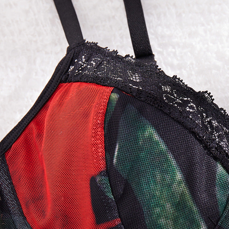 🌹 Spicy | Floral Curve-Hugging Backless Bodysuit