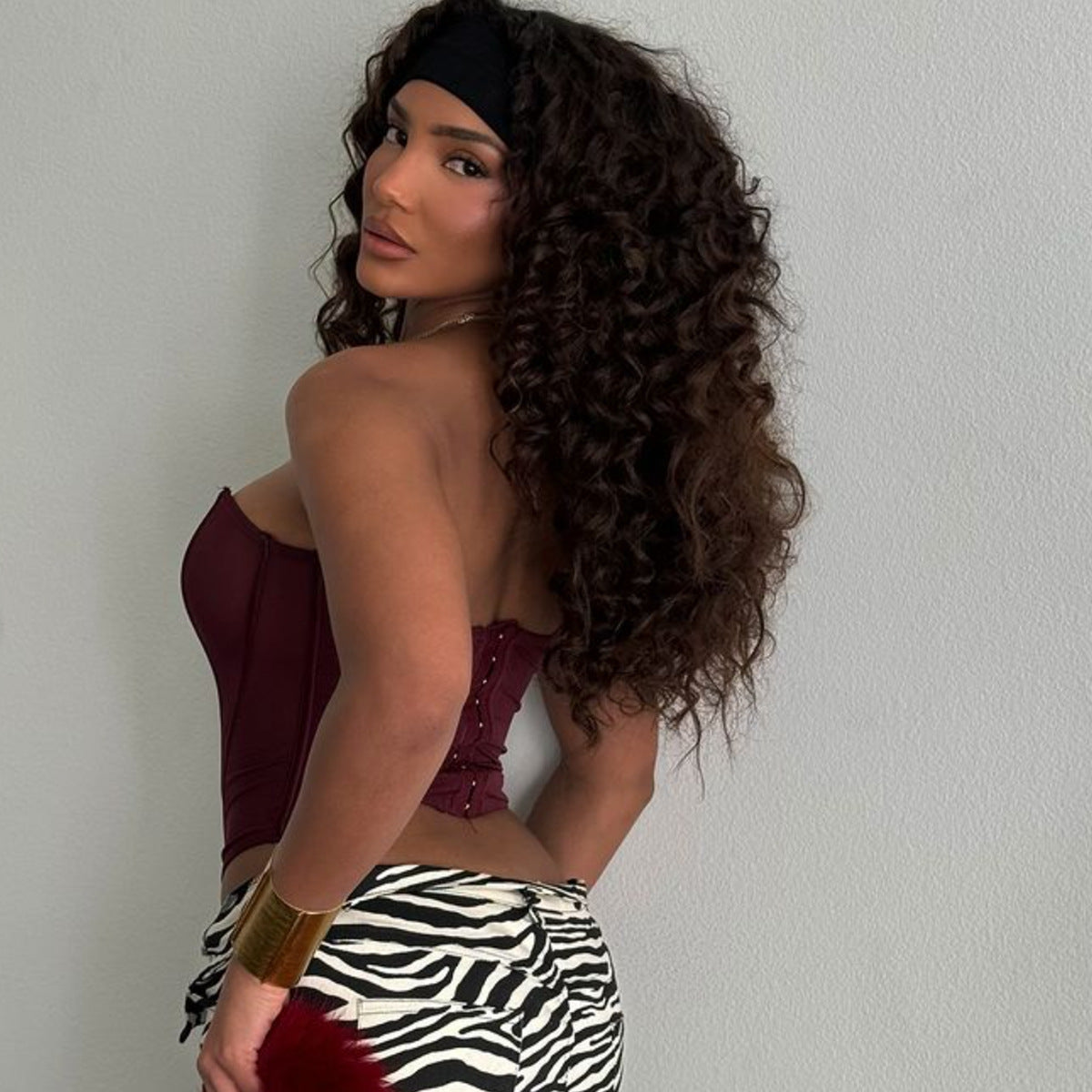 💋 Spicy|Mesh Panel Lace Boned Strapless Crop Top