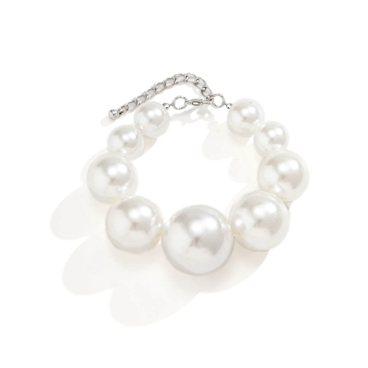 🐚 Necklace + Beaded Faux Pearl Retro Chain – Minimalist Ethnic Touch