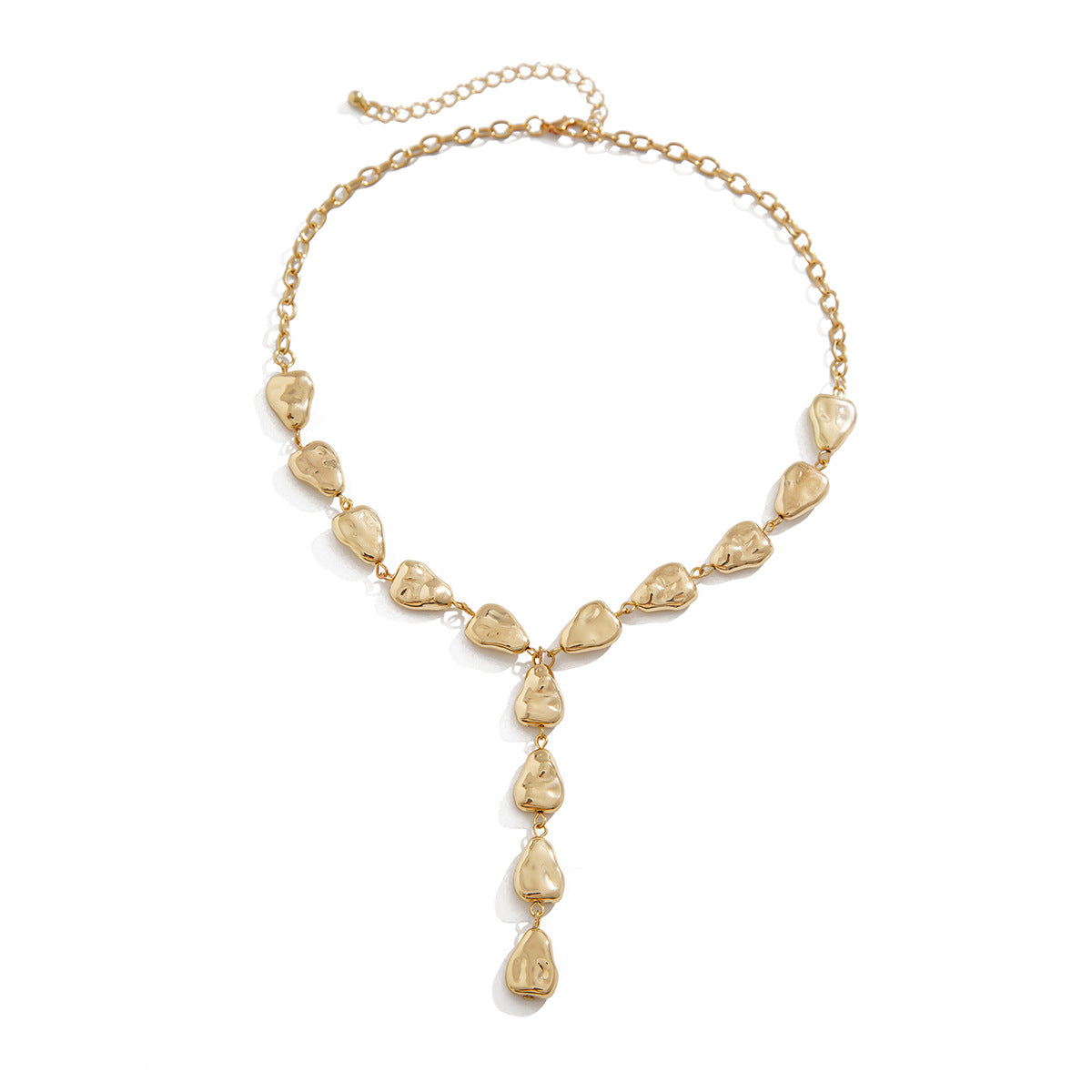 💧 Necklace + Irregular Waterdrop Pendant Baroque Necklace
