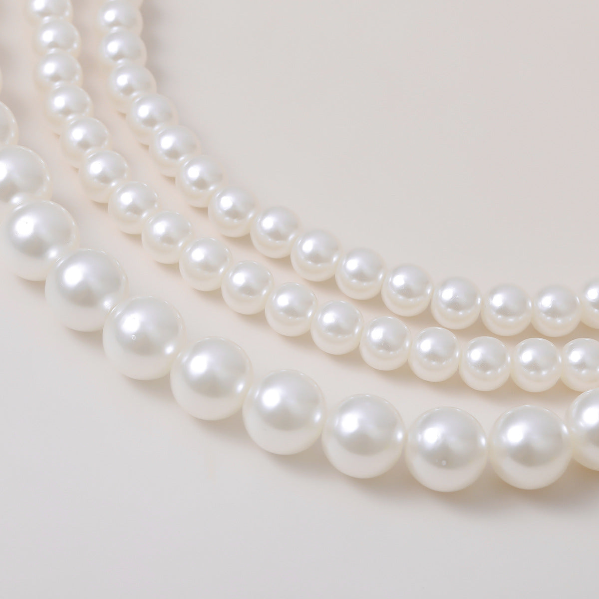 🏝️ Necklace + Boho Multi-Layer Pearl Necklace – Street Chic Pendant Stack