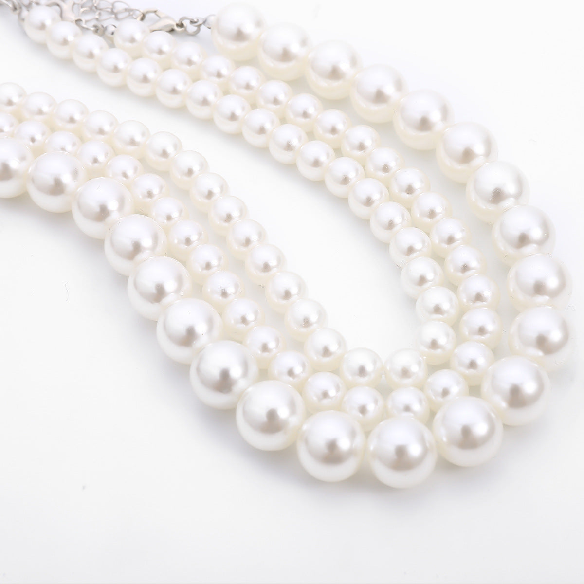 🏝️ Necklace + Boho Multi-Layer Pearl Necklace – Street Chic Pendant Stack