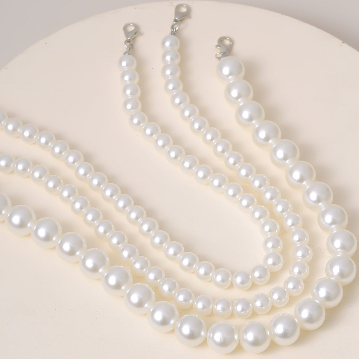 🏝️ Necklace + Boho Multi-Layer Pearl Necklace – Street Chic Pendant Stack