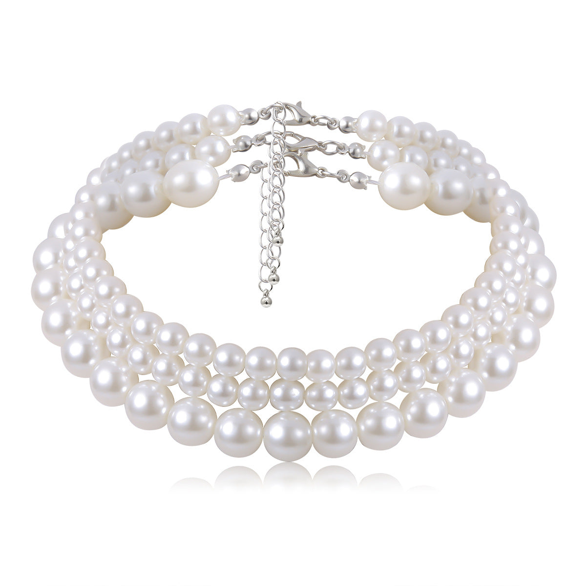 🏝️ Necklace + Boho Multi-Layer Pearl Necklace – Street Chic Pendant Stack