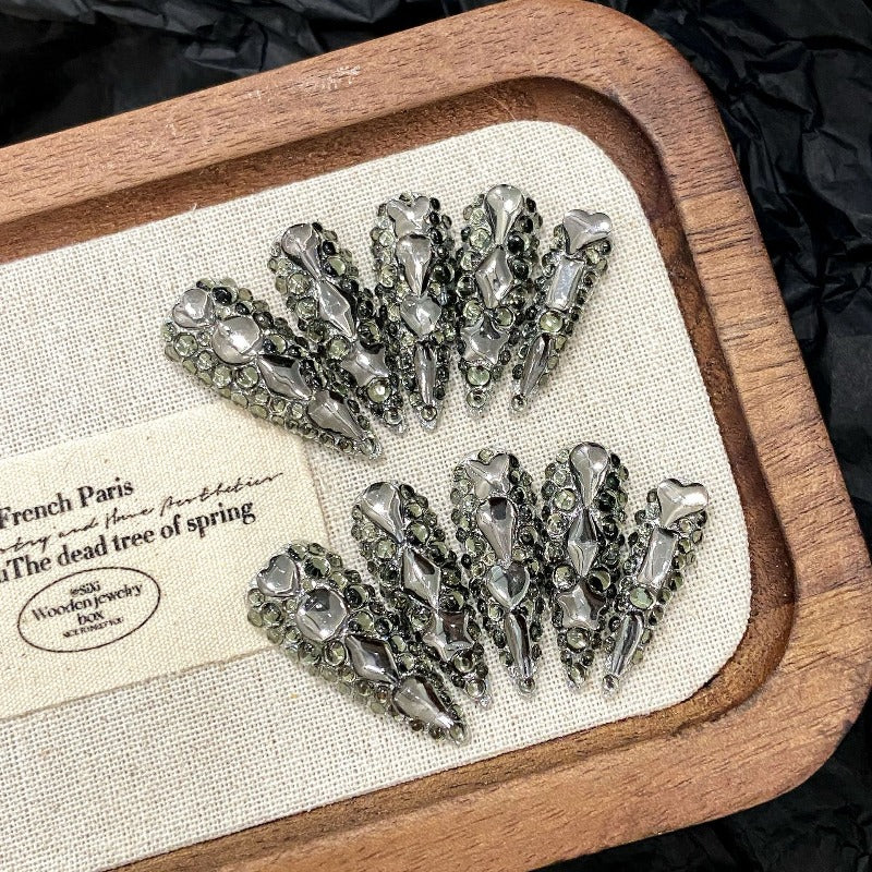 Gunmetal Diamond Coffin