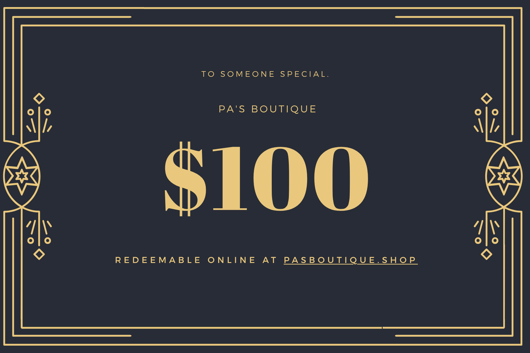 🎁 Pa’s Boutique Gift Card