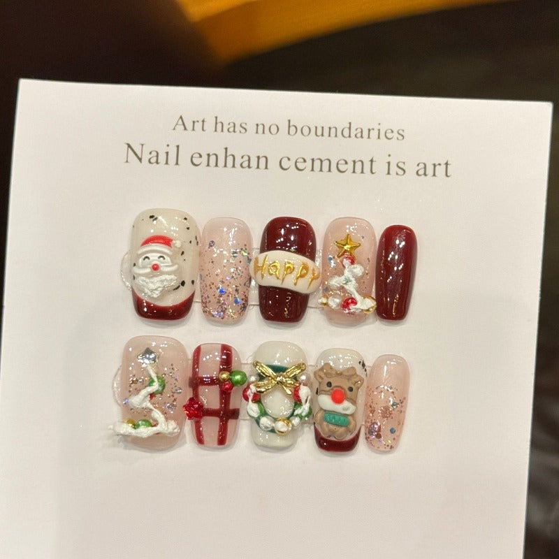 Festive Christmas Nails