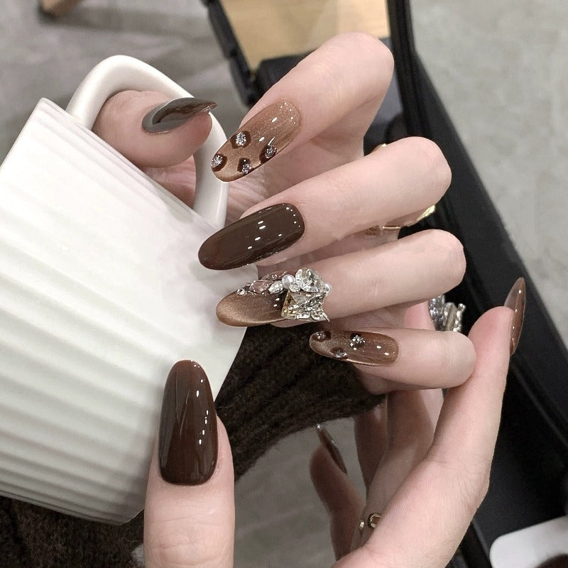 Vintage Brown Nails