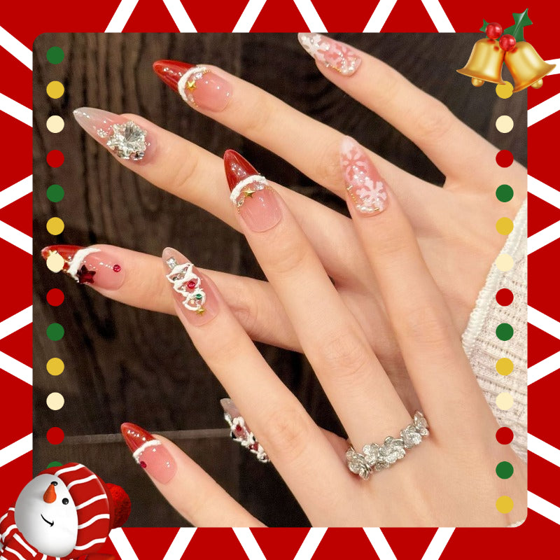 Velvet Christmas Nails