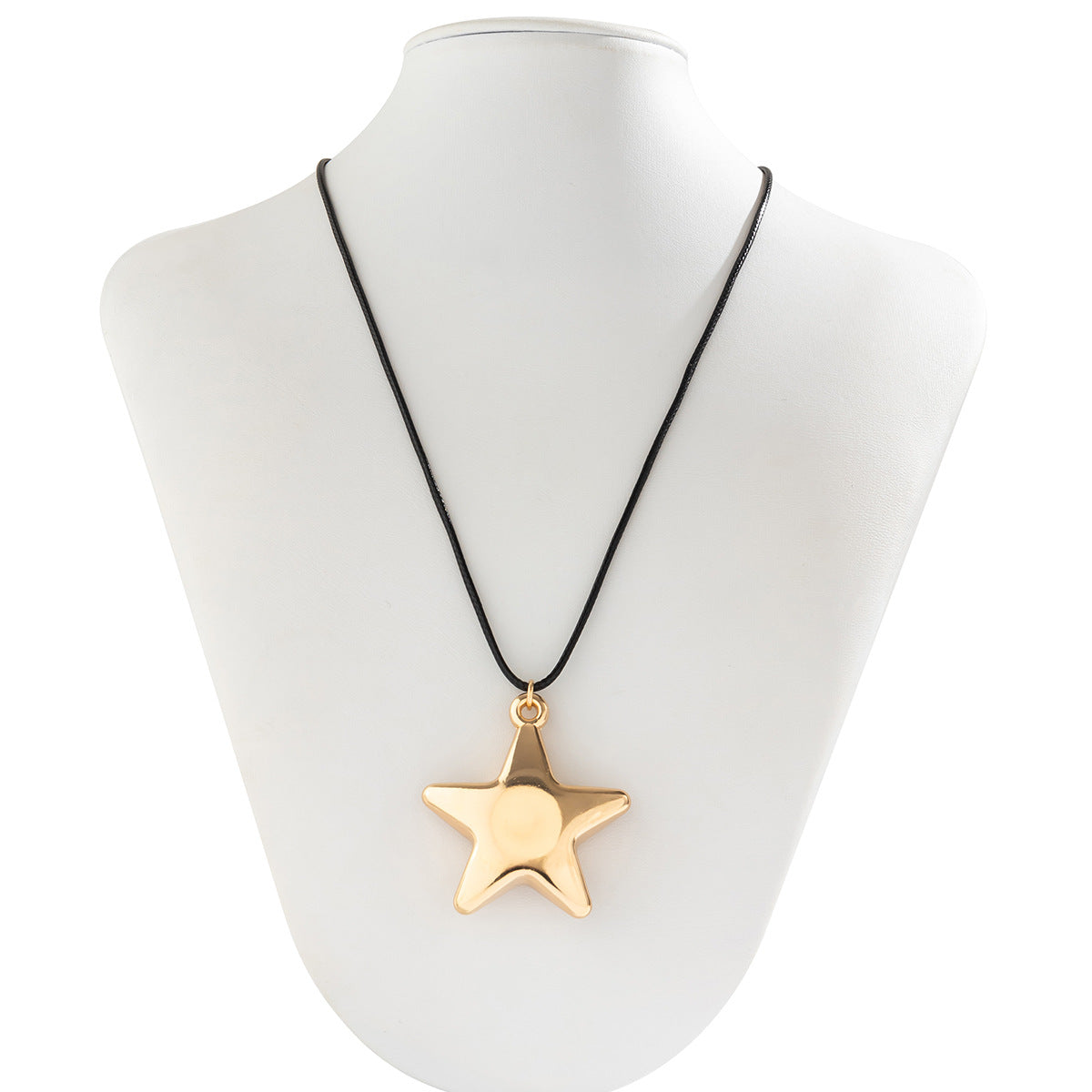 🐚 Choker + Velvet Bow Starfish Pendant Necklace – Statement Sweetpunk