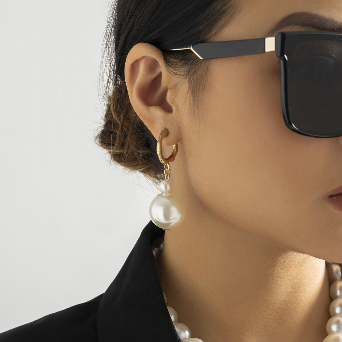 🎭 Necklace + Beaded Tribal Pearl Necklace – Ethnic Vibe