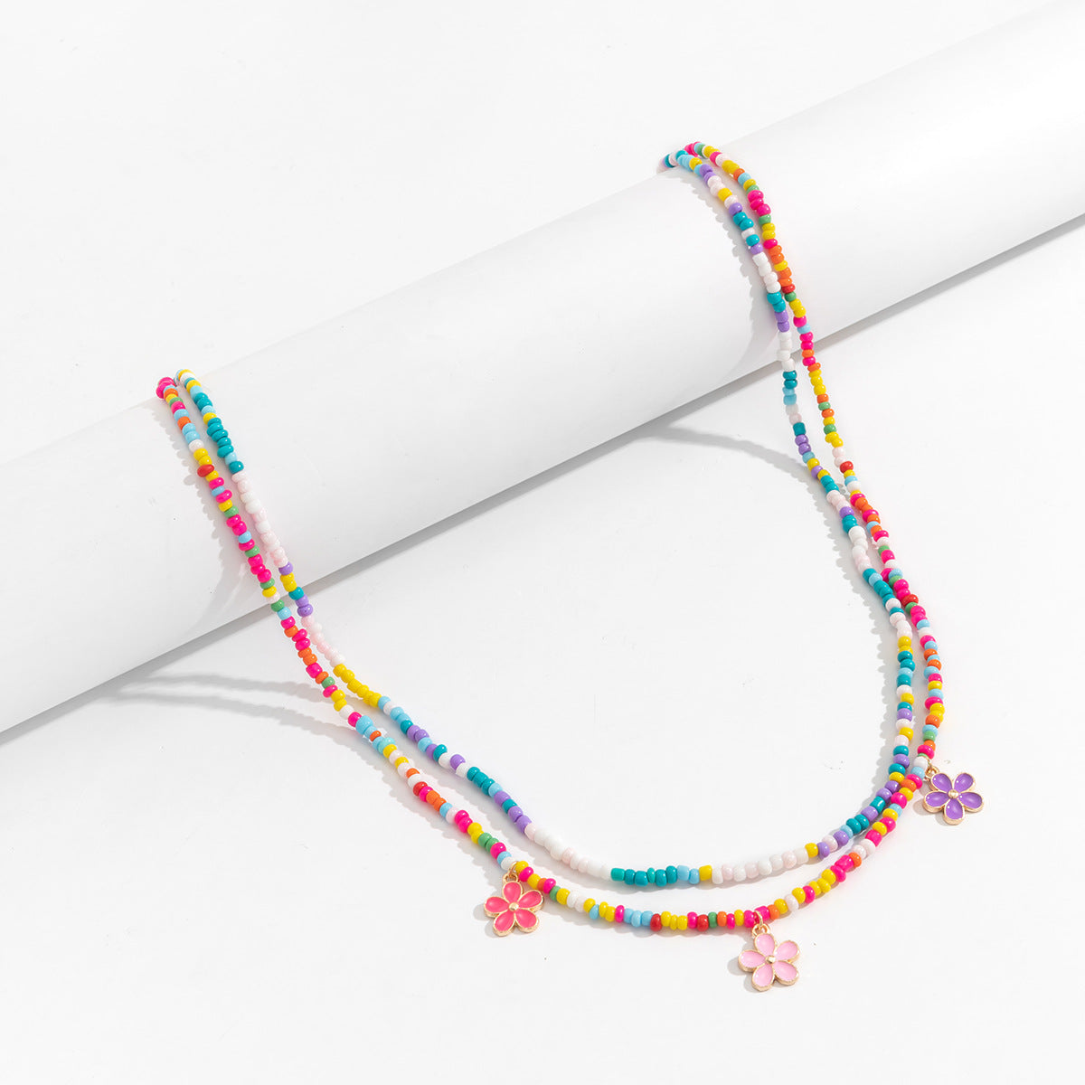 🧵 Waist Chain + Double-Layer Seed Bead Tassel Body Chain