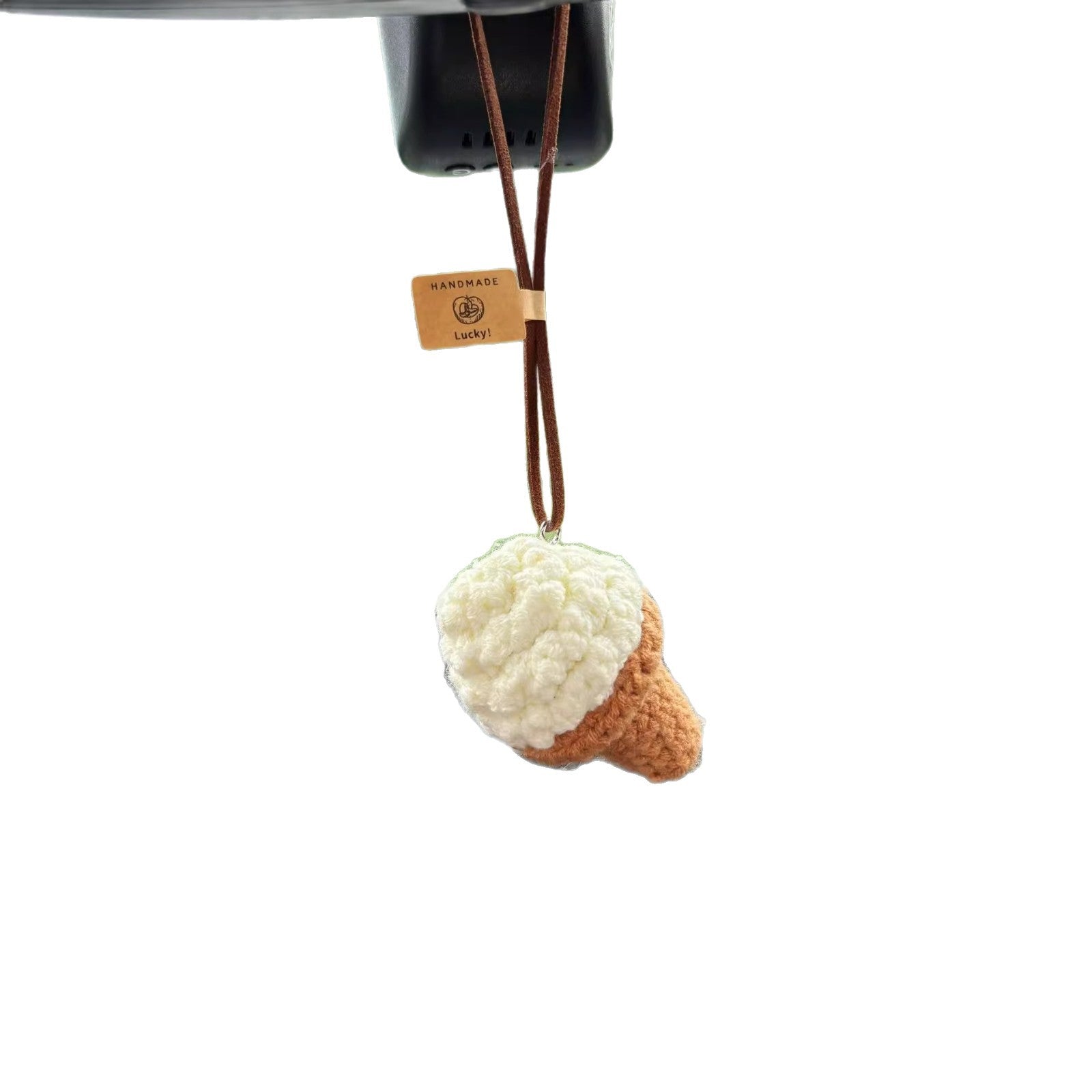 Crochet Plush Car Charm