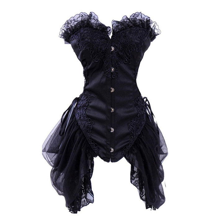 👑 Spicy｜Princess Lace Boned Corset Top
