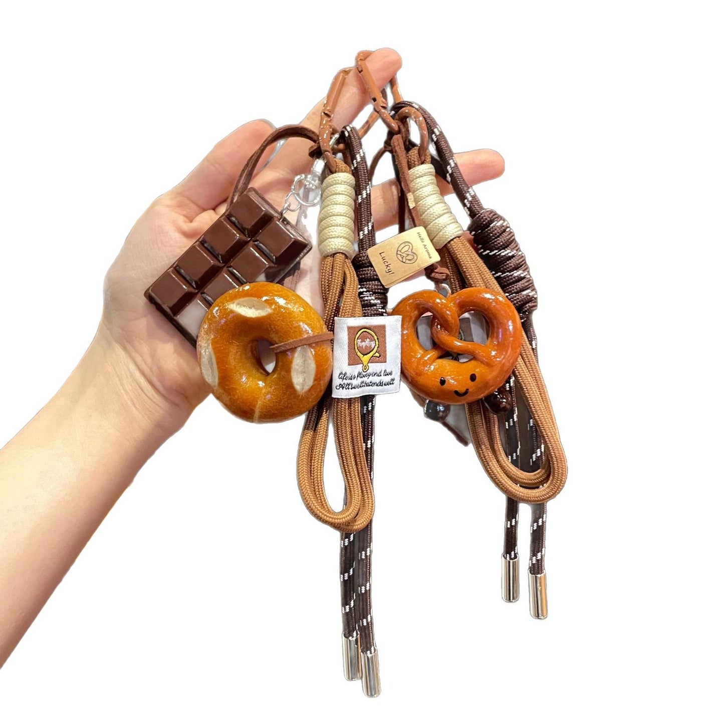 🥐 Spicy | Miu-Inspired Bread Keychain — Fall Aesthetic Bag Charms & Gift Options