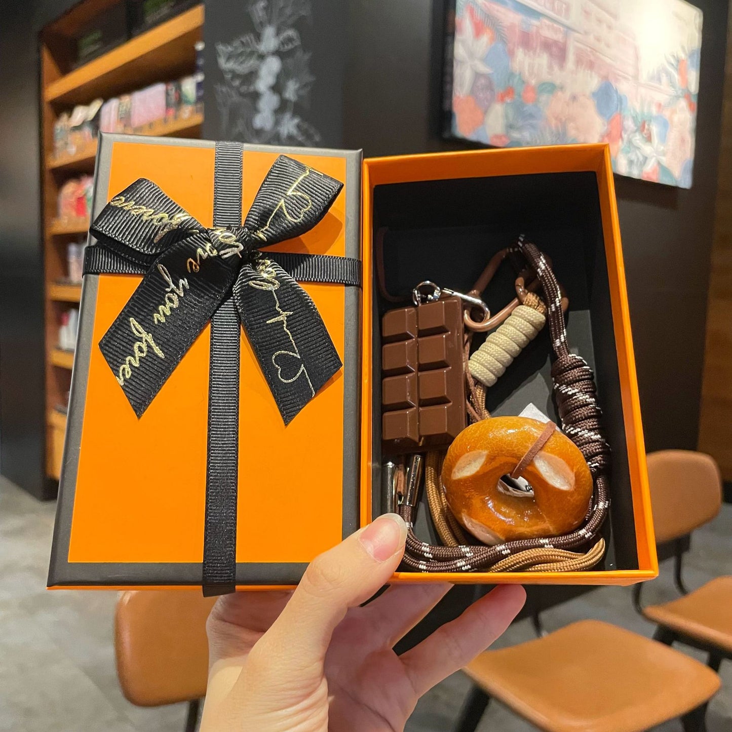 🥐 Spicy | Miu-Inspired Bread Keychain — Fall Aesthetic Bag Charms & Gift Options