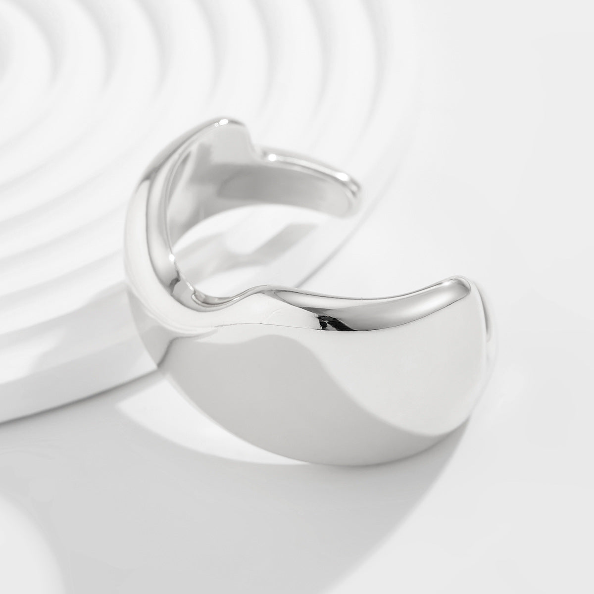 ✨ Bracelet Set + Irregular Glossy Metal CCB Bangles – Light Luxury Texture