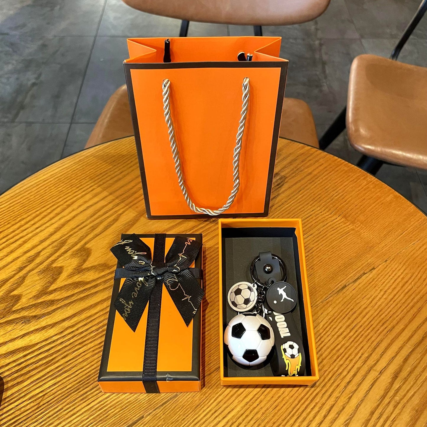 ⚽ Euro Cup Football Keychain — Acrylic Charm for Bags & Gifts