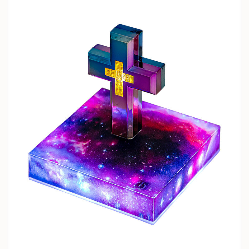 Levitating Cross Lamp