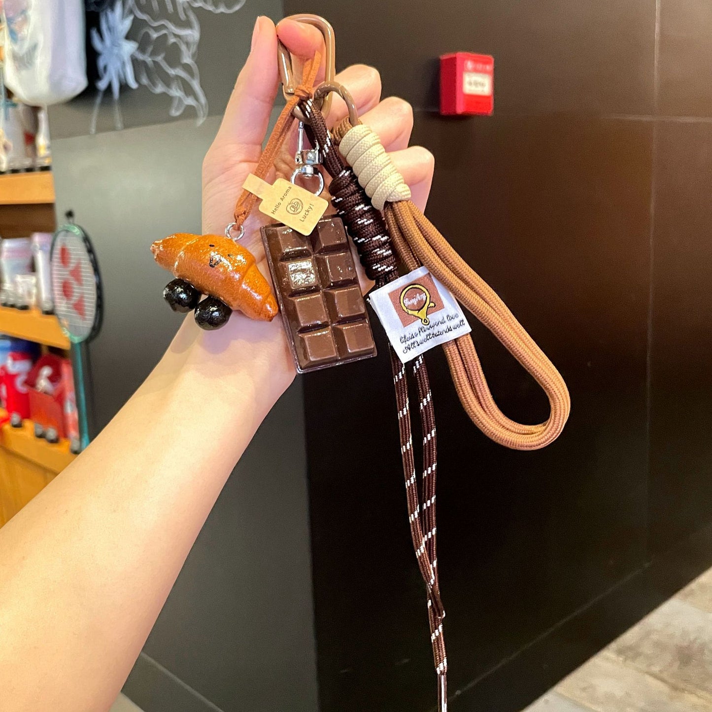 🥐 Spicy | Miu-Inspired Bread Keychain — Fall Aesthetic Bag Charms & Gift Options
