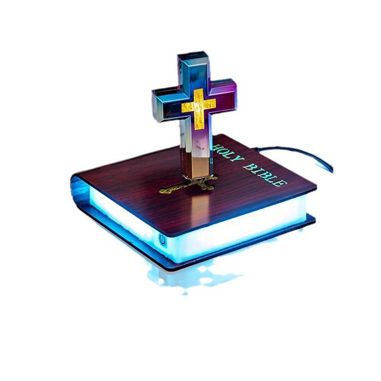 Levitating Cross Lamp