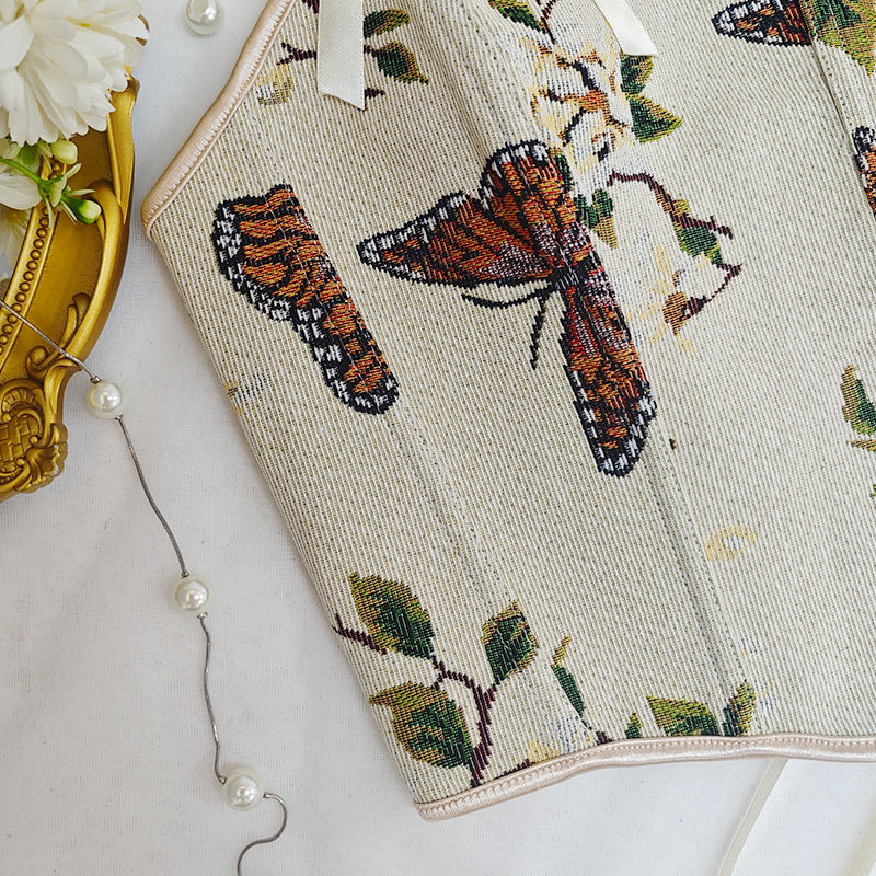🌸 Spicy | French Floral Bow Tie Slimming Camisole