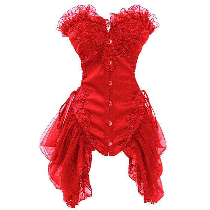 👑 Spicy｜Princess Lace Boned Corset Top