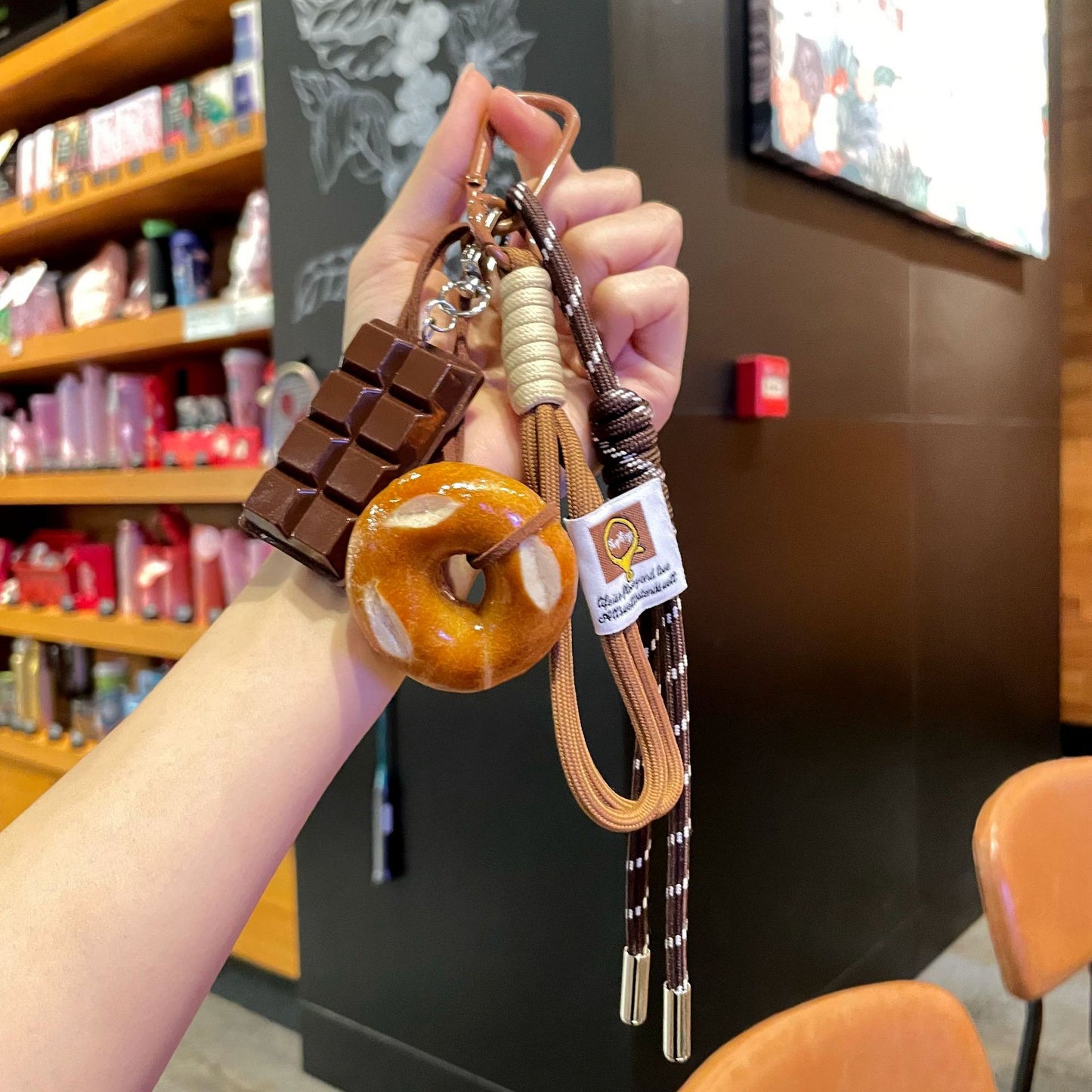 🥐 Spicy | Miu-Inspired Bread Keychain — Fall Aesthetic Bag Charms & Gift Options